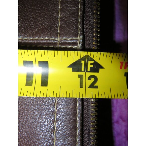 Coach 2012 Penelope in a rich brown supple leather & turn lock front flap - Picture 13 of 13